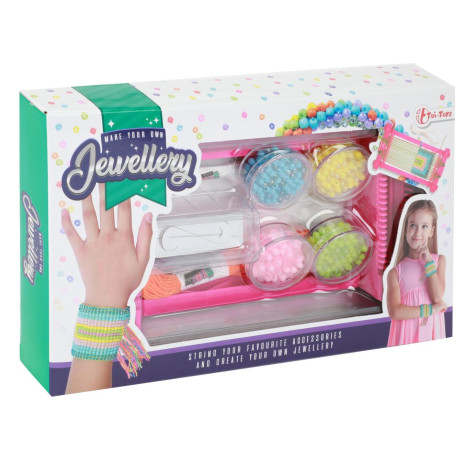 Kreativní sada Vytvoř si náramek s korálky v krabičce 25x15x3cm ~ 2