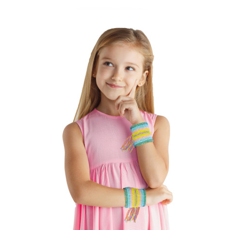 Kreativní sada Vytvoř si náramek s korálky v krabičce 25x15x3cm ~ 5