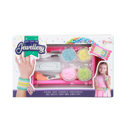 Kreativní sada Vytvoř si náramek s korálky v krabičce 25x15x3cm ~ 6