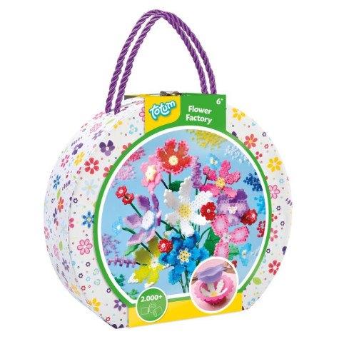 Lowlands Totum kufřík zažehlovací korálky Továrna na květiny 2000 ks ~ 1