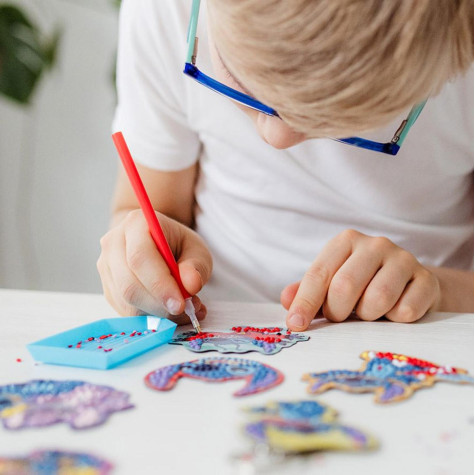 Lowlands Totum Diamantové malování Magnetky Stitch ~ 4