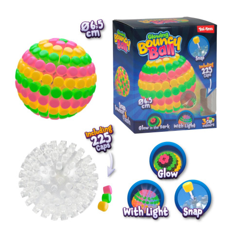 Kreativní sada Vytvoř si svůj míč svítící na baterie 6,5 cm ~ 1