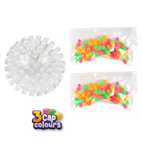 Kreativní sada Vytvoř si svůj míč svítící na baterie 6,5 cm ~ 2