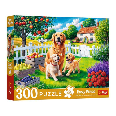 TREFL Puzzle EasyPiece: Psi na venkově 300 dílků