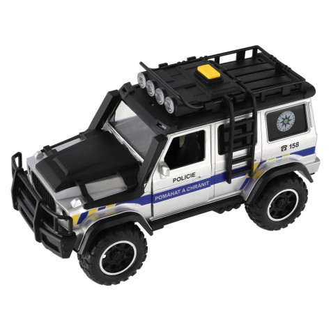 Teddies Auto záchranáři Policie terénní na setrvačník 23x14cm ~ 2