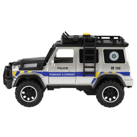 Teddies Auto záchranáři Policie terénní na setrvačník 23x14cm ~ 3