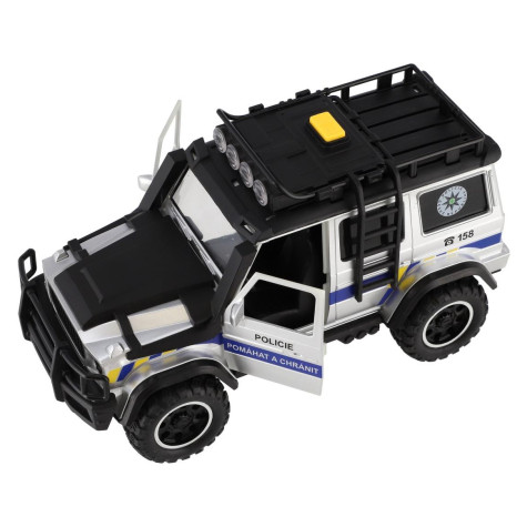 Teddies Auto záchranáři Policie terénní na setrvačník 23x14cm ~ 4