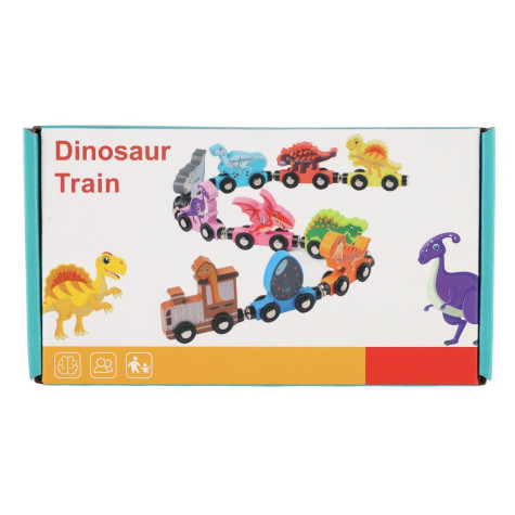Vláček s vagóny Dinosauří vlak na magnety 10 ks ~ 7