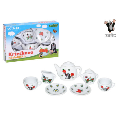 Wiky Čajový set porcelán Krtečkovo nádobíčko 9 ks