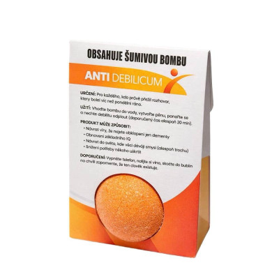 Šumivá bomba do koupele 110g - Anti debilicum