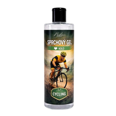 Sprchový gel 400 ml pro cyklistu - Kolo zelené