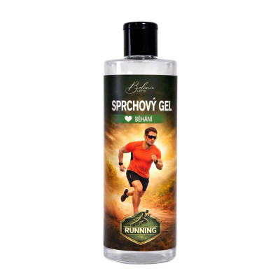Sprchový gel 400 ml pro běžce - Běhání zelené