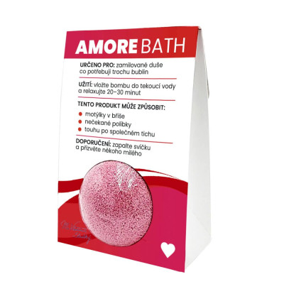 Šumivá bomba do koupele 110g - Amore bath