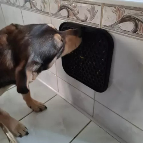 Lízací silikonová podložka pro psy černá Purlov 19378 ~ 2