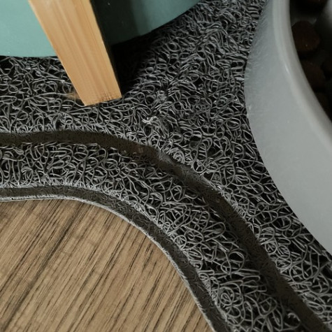 Podložka pod misku pro domácí mazlíčky šedá Purlov 24088 ~ 4