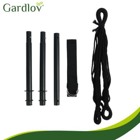 Houpací závěsné křeslo 150kg černé Gardlov 27390 ~ 7