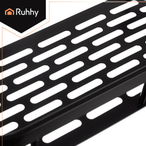 Koupelnová police 2 ks černá Ruhhy 23170 ~ 4