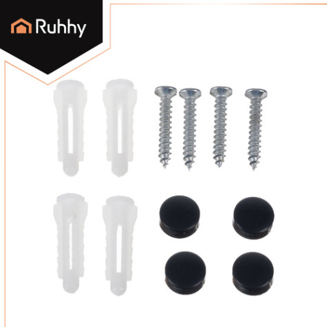 Koupelnová police 2 ks černá Ruhhy 23170 ~ 7