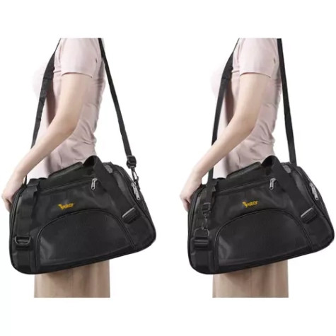 Přepravní taška pro psy a kočky černá Purlov 20940 ~ 4