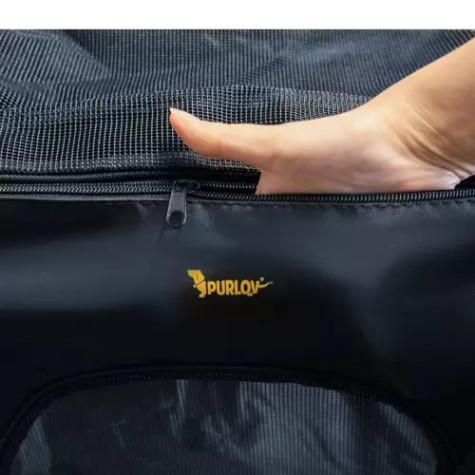 Přepravní taška pro psy a kočky černá Purlov 20940 ~ 8