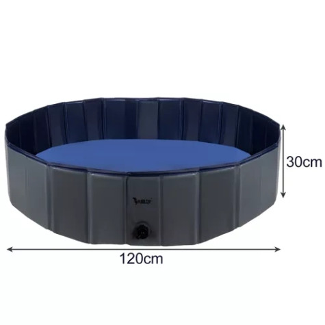 Skládací bazén ohrada pro psy 120x30cm Purlov 23831 ~ 7