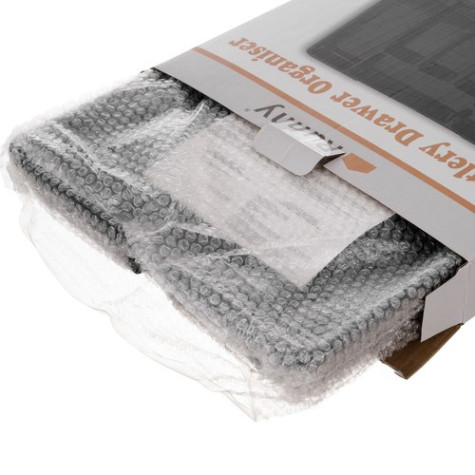 Plastový pořadač na příbory nastavitelný černý Ruhhy 24748 ~ 7