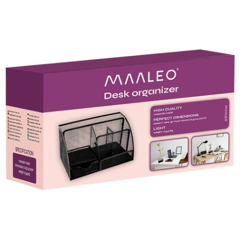 Organizér na psací stůl černý ISO 15987 ~ 5