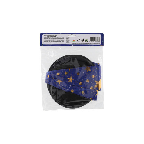 Teddies Čarodějnický klobouk pro děti modro-zlatý ~ 4