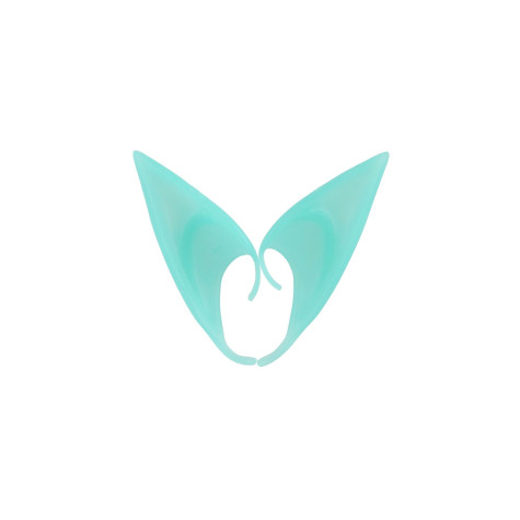 Elfí uši 2ks latex 12cm tyrkysové ~ 3