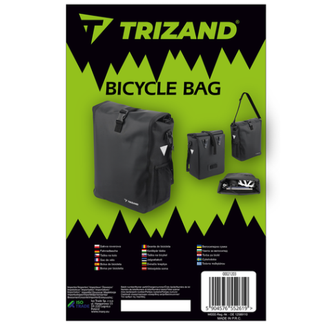 Taška na kolo 15-20l černá Trizand 21203 ~ 9
