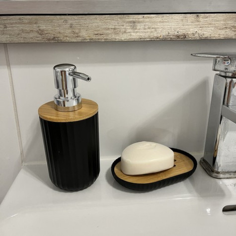 Koupelnová sada 6 ks černá Ruhhy 24636 ~ 4