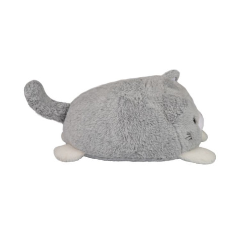 Albi Plyšový polštář - Světle šedá kočka ~ 3