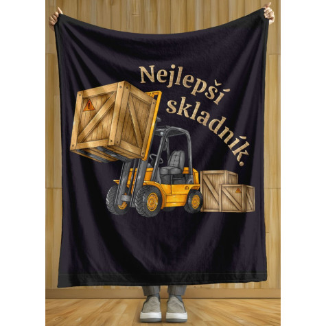 Deka 200 x 140 cm - Nejlepší skladník ~ 2