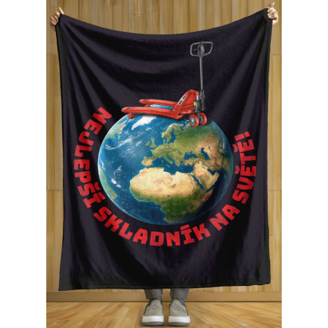 Deka 200 x 140 cm - Nejlepší skladník - paleťák ~ 2