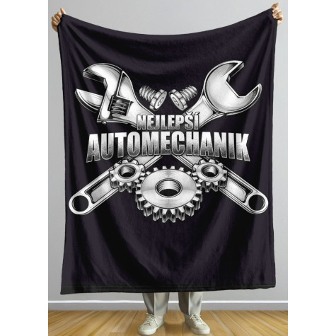 Deka 200 x 140 cm - Nejlepší automechanik ~ 2