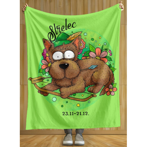 Deka 200 x 140 cm Psí znamení - Střelec ~ 2