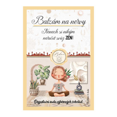 Degustační sada čokolád 6x 25g - Balzám na nervy