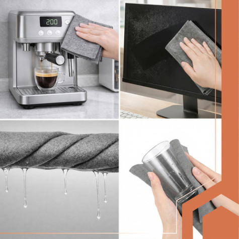 Magické útěrky z mikrovlákna šedé 40x50cm 3 ks Ruhhy 27208 ~ 2