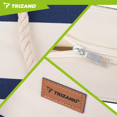 Plážová taška 18l modro-bílá Trizand 27597 ~ 2