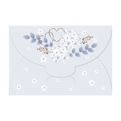 Albi Svatební přání - Obálka s pomněnkami