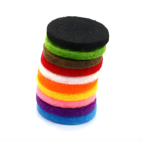 10x Plstěná vložka do aroma náhrdelníku 30mm ~ 1