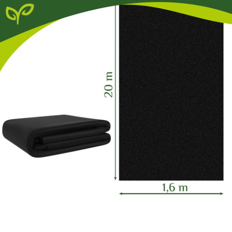 Agrotextilie černá 1,6x20m 50g/m2 Gardlov 27462 ~ 8