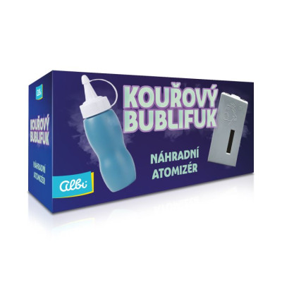 Albi Kouřový bublifuk - Náhradní bublinová směs a atomizér