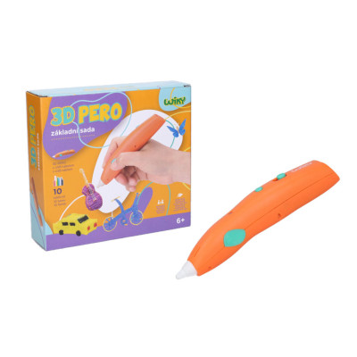Wiky 3D pero Základní sada oranžové pero