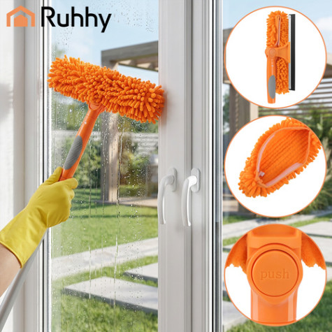 Teleskopická stěrka na okno 180 cm oranžová Ruhhy 27685 ~ 2