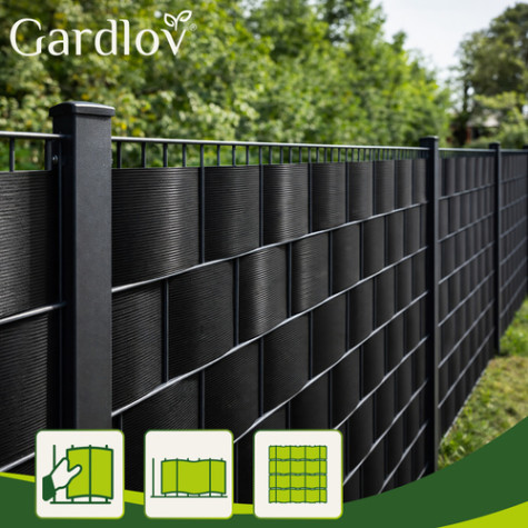 Plotová stínící fóllie 0,19x26m 700g/m2 antracitová Gardlov 23909 ~ 2