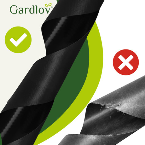 Sada stínící fólie na plot 0,19x35m 450g/m2 černá Gardlov 23698 ~ 7