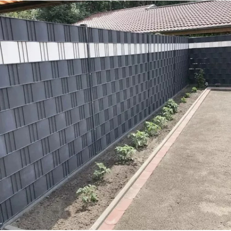 Sada stínící fólie na plot 0,19x35m 450g/m2 antracit Gardlov 23696 ~ 3