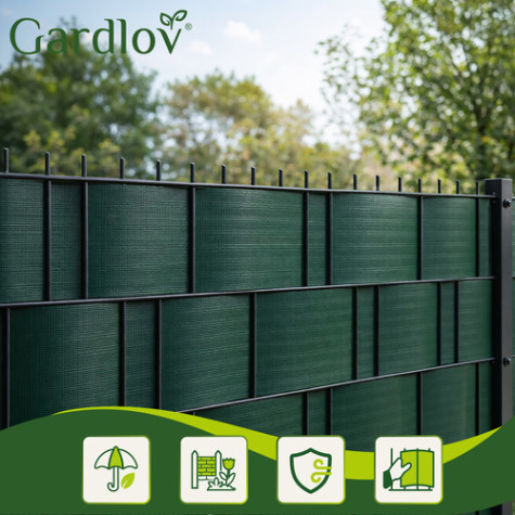 Sada stínící fólie na plot 0,19x35m 450g/m2 zelená Gardlov 23699 ~ 2