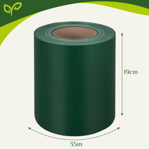 Sada stínící fólie na plot 0,19x35m 450g/m2 zelená Gardlov 23699 ~ 10